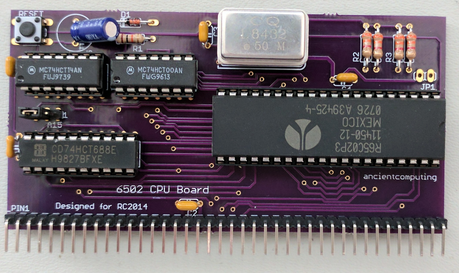 6502 Expansion Board for Z80 Homebrew – OSH Park